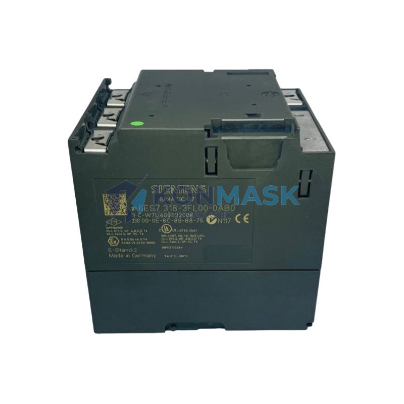 Siemens 6ES7318-3FL00-0AB0 SIMATIC S7-300 - Front Panel and Connectivity View