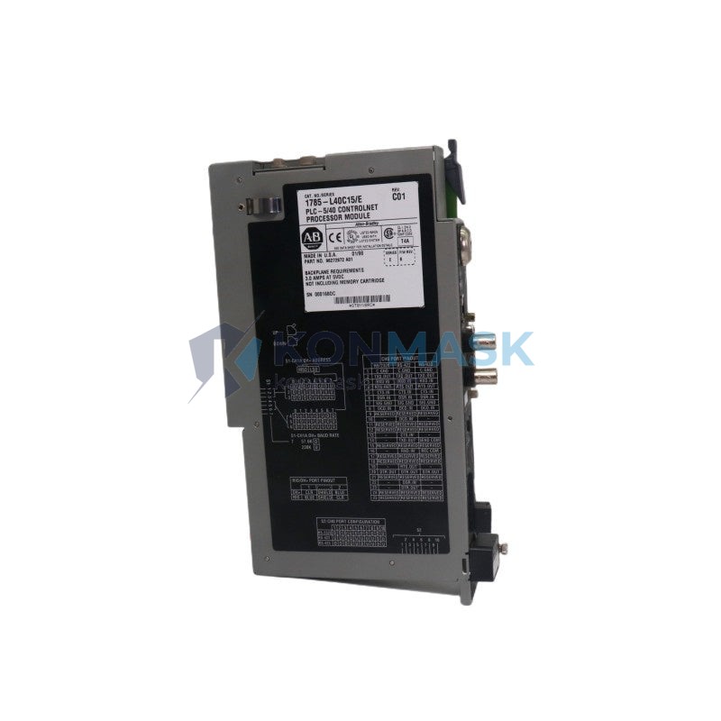 PLC 1785-L40C15 - Front Panel and Connectivity View