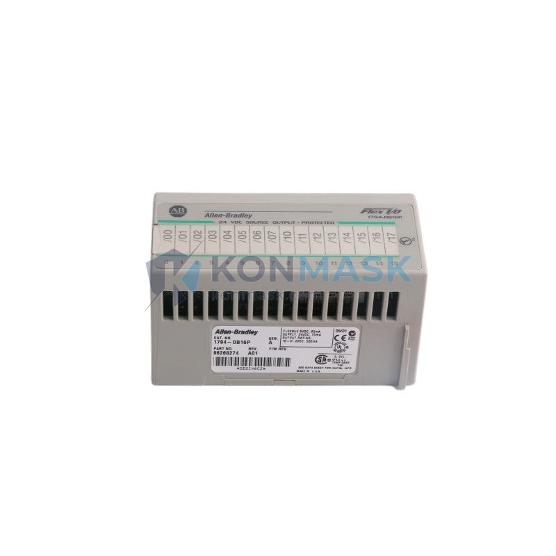 Allen-Bradley 1794-OB16P Allen-Bradley FLEX I/O - Front Panel and Connectivity View