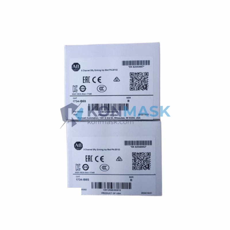 Allen-Bradley 1734-IB8S POINT I/O (1734 Series) - Front Panel and Connectivity View