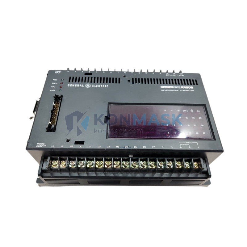 GE IC609SJR100 Series One Junior Programmable Controller - Technical Label and Specifications