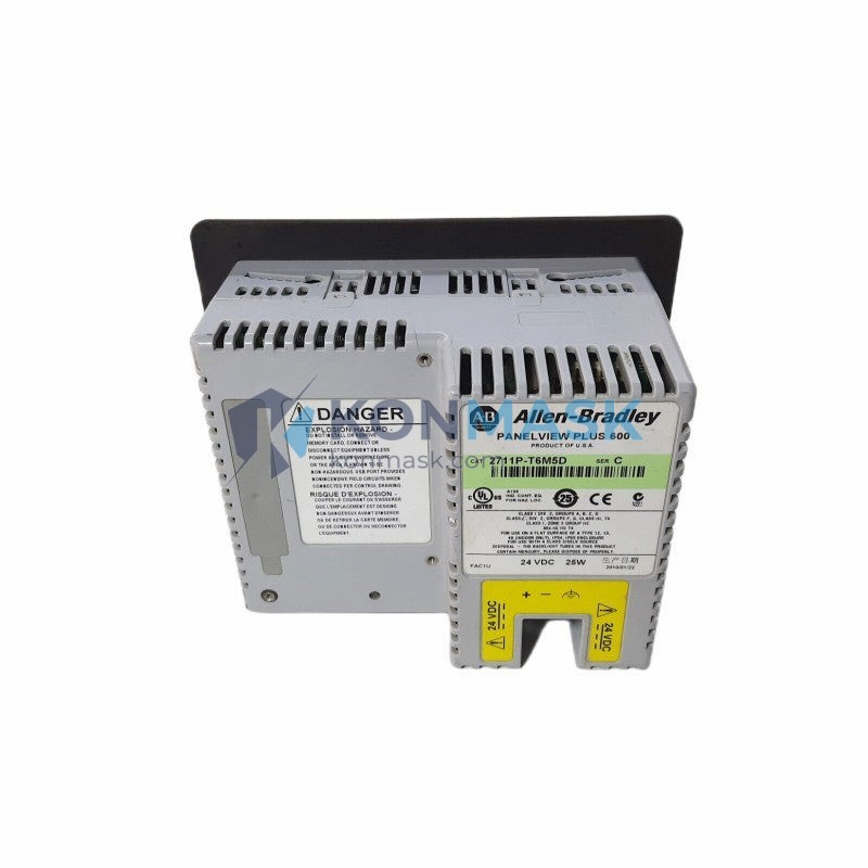 Allen-Bradley 2711P-T6M5D PanelView Plus 600 - Technical Label and Specifications