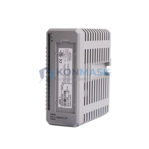 ABB AI845-EA 3BSE023675R2 S800 I/O - Front Panel and Connectivity View