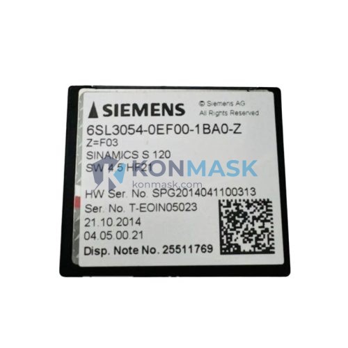 Genuine SIEMENS 6SL3054-0EF00-1BA0-Z SINAMICS - Industrial Automation Part