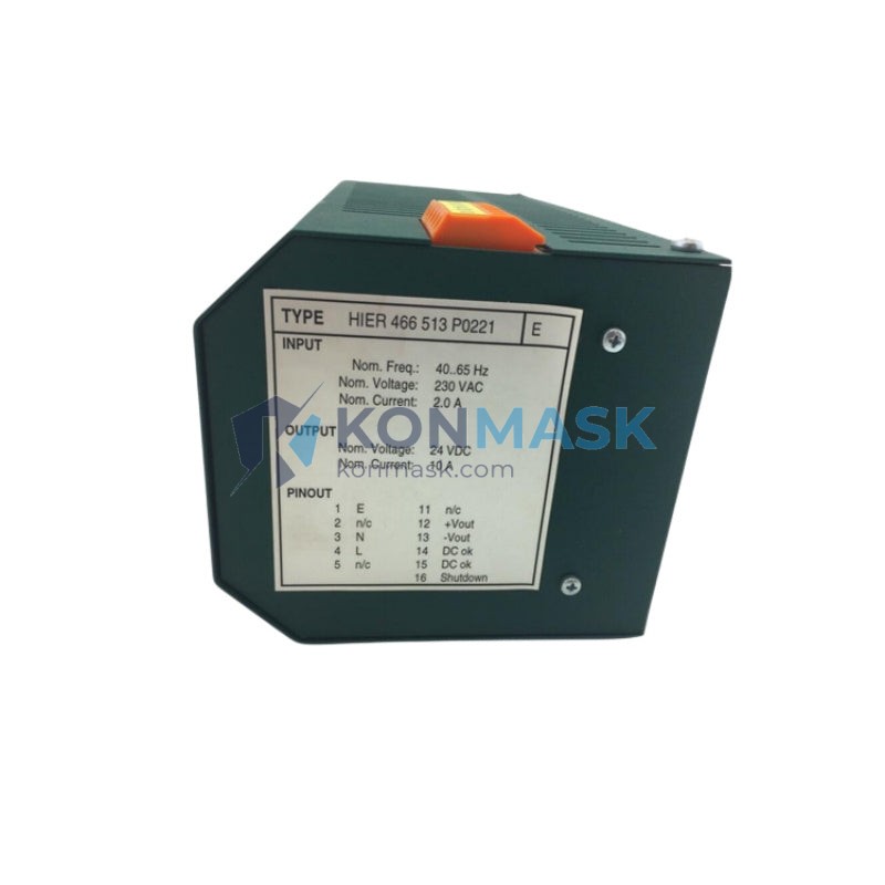 TRACO POWER HIER466513P0221 T1023-06C - Front Panel and Connectivity View