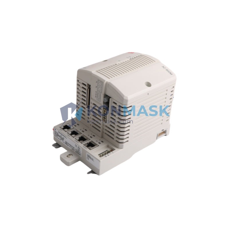 ABB PM866k02 AC800M (Advant Controller 800M) - Front Panel and Connectivity View