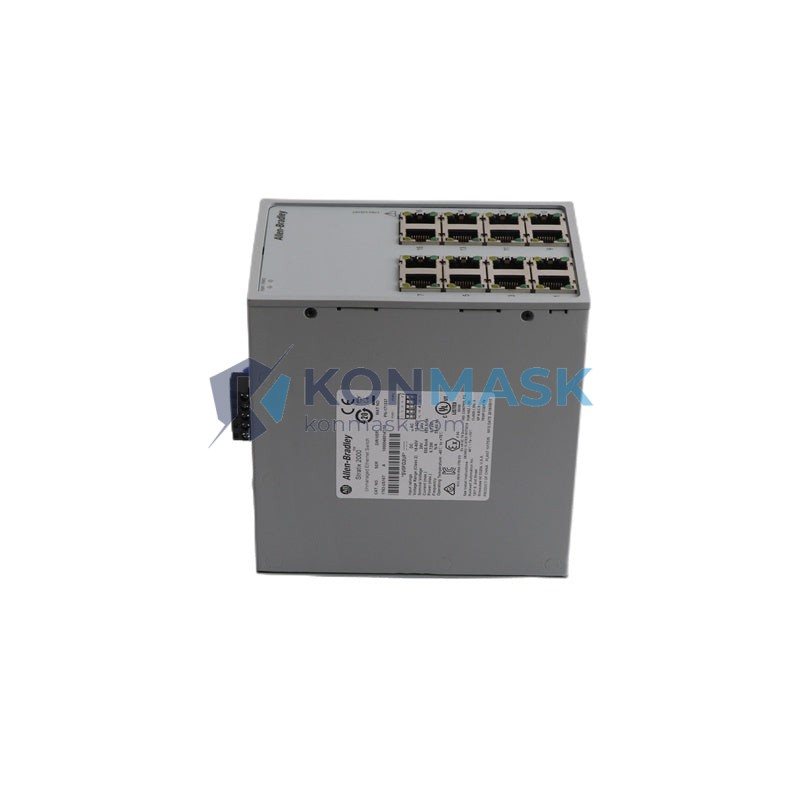 Allen-Bradley 1783-US16T - Front Panel and Connectivity View