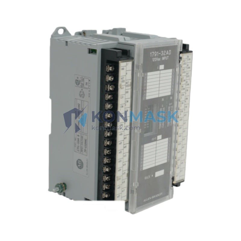 Allen-Bradley 1791-32AO - Front Panel and Connectivity View