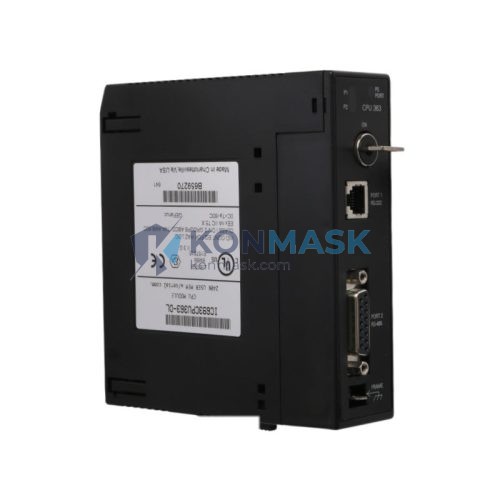 GE IC693CPU363-DL Series 90-30 (90-30 PLC) - Front Panel and Connectivity View