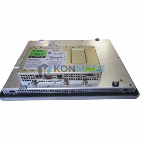 Allen-Bradley 2711P-T12C4D1 PanelView Plus 1250 - Front Panel and Connectivity View