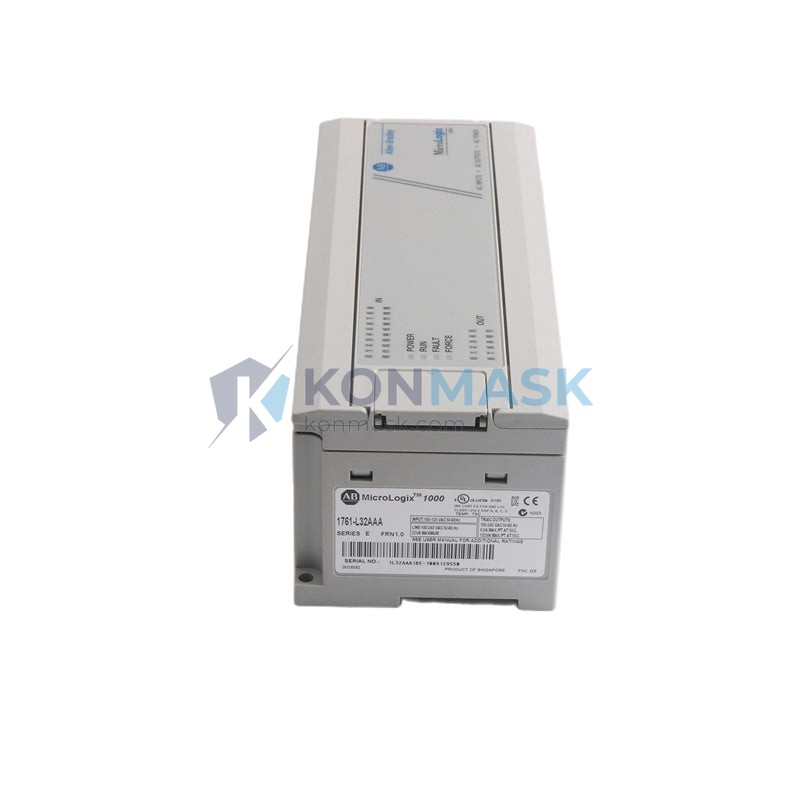 Allen-Bradley 1761-L32AAA MicroLogix 1000 - Front Panel and Connectivity View