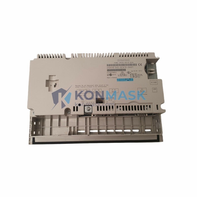 SIEMENS 6AV6542-0CA10-0AX0 SIMATIC OP270 - Technical Label and Specifications