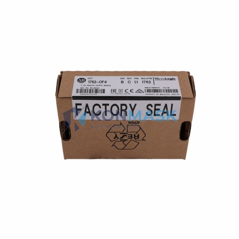 Allen-Bradley 1762-OF4 - Front Panel and Connectivity View