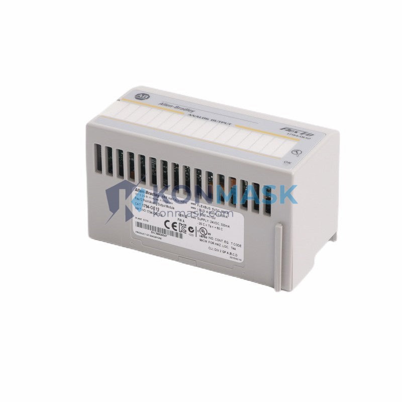 Allen-Bradley 1794-OE12 FLEX I/O - Front Panel and Connectivity View