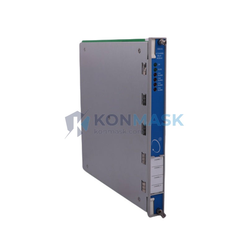 BENTLY NEVADA 3500/32 125712-01 - Front Panel and Connectivity View