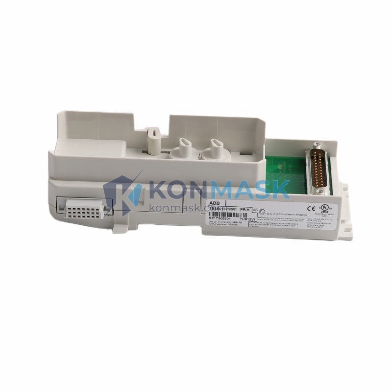 ABB TU812V1 3BSE013232R1 S800 I/O / AC 800M - Front Panel and Connectivity View