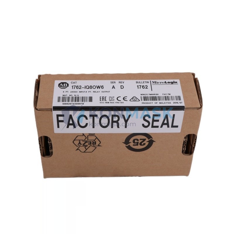 Allen-Bradley 1762-IQ8OW6 MicroLogix - Technical Label and Specifications