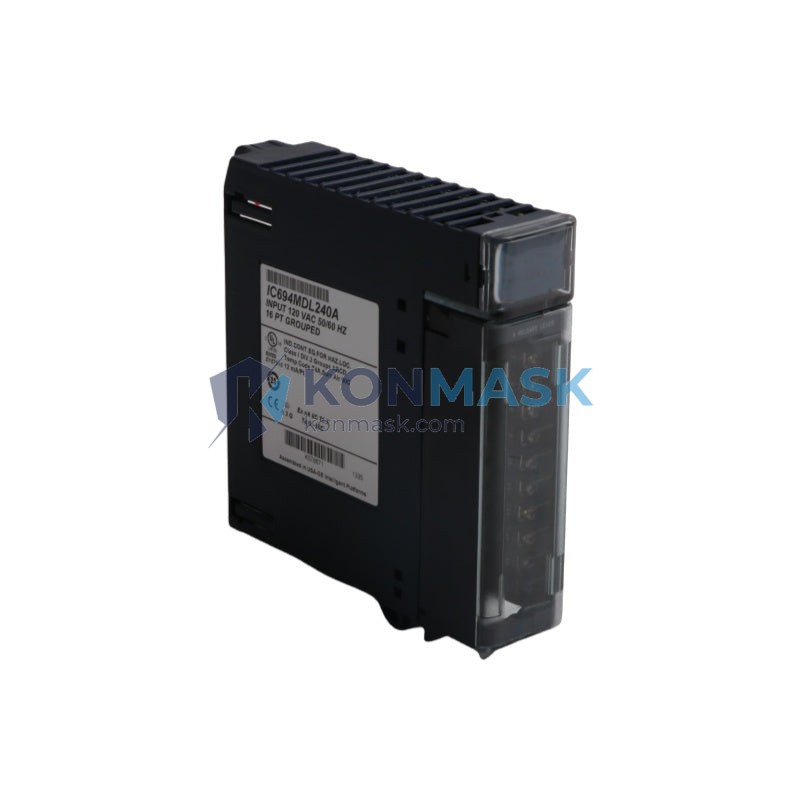 GE (General Electric) IC694MDL240 - Front Panel and Connectivity View