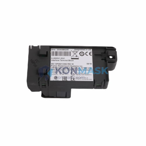 EMERSON KJ3003X1-EA1 12P0921X062 DeltaV DCS - Front Panel and Connectivity View