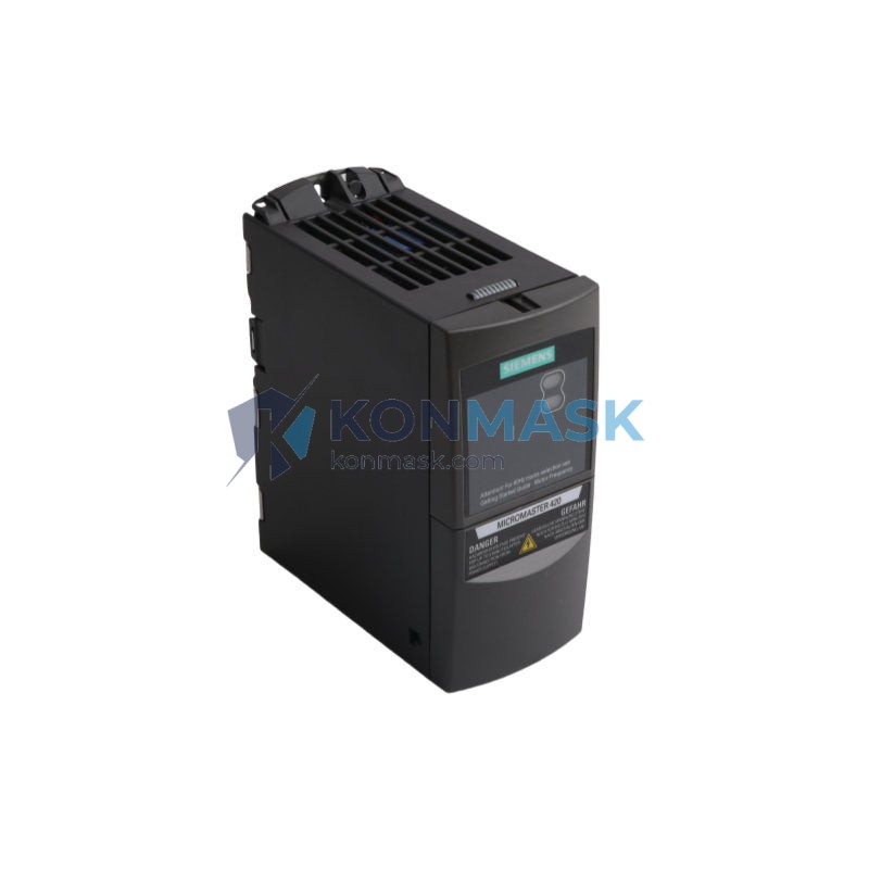 Siemens 6SE6420-2UD21-5AA1 MICROMASTER 420 (MM420) - Front Panel and Connectivity View