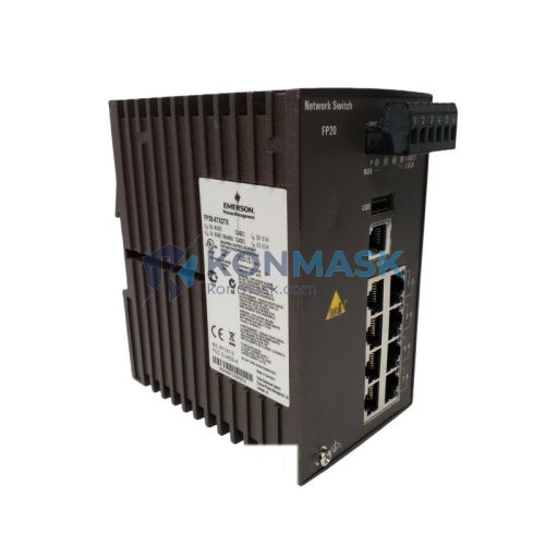 EMERSON FP20-6TX2TX KJ1611X1-BA1 12P4448X032 - Front Panel and Connectivity View
