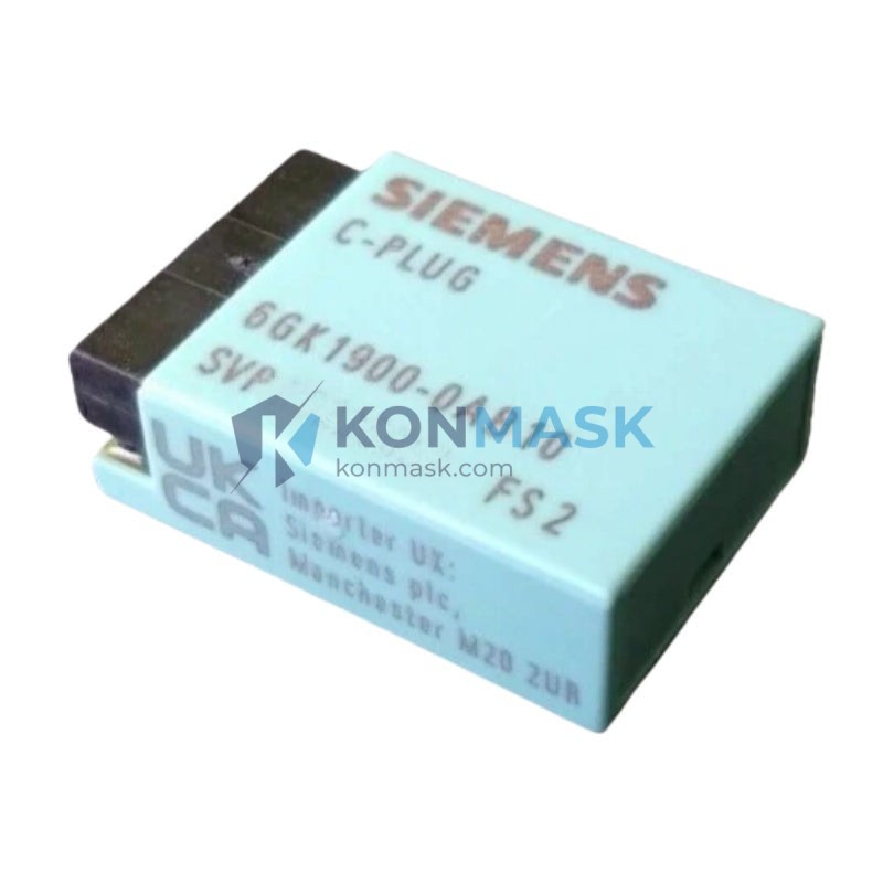 Siemens 6GK1900-0AB10 C-PLUG (Configuration Plug) - Technical Label and Specifications