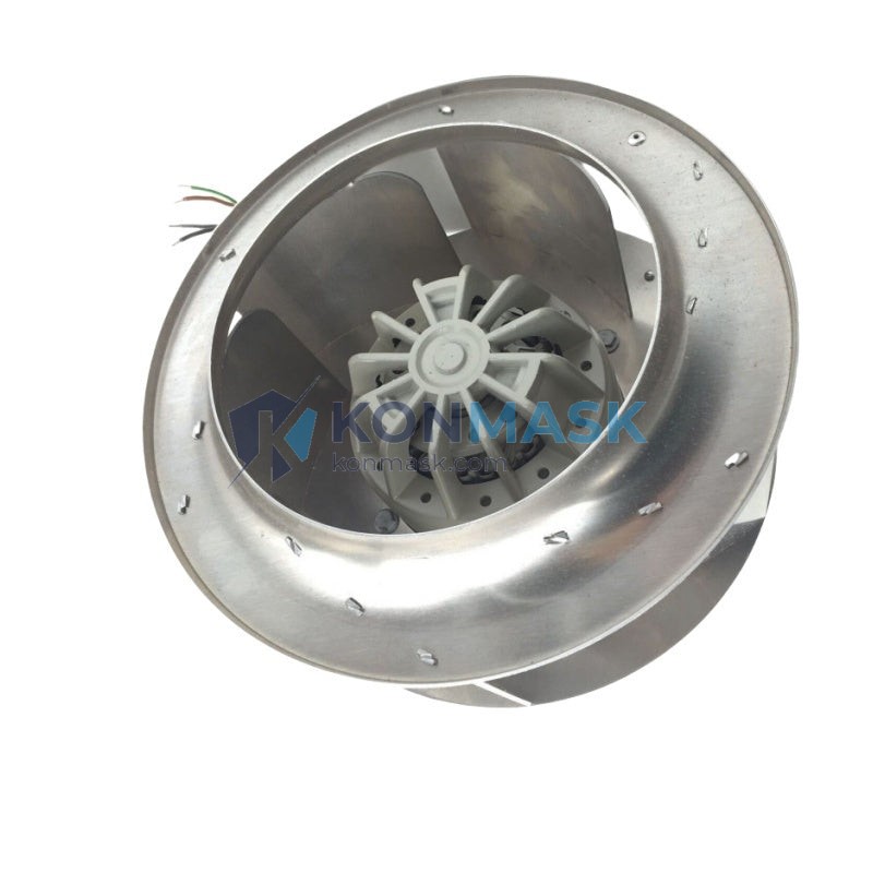ZIEHL-ABEGG RH71M-6DK.7Q.1R RH – Axial Fan Series - Front Panel and Connectivity View