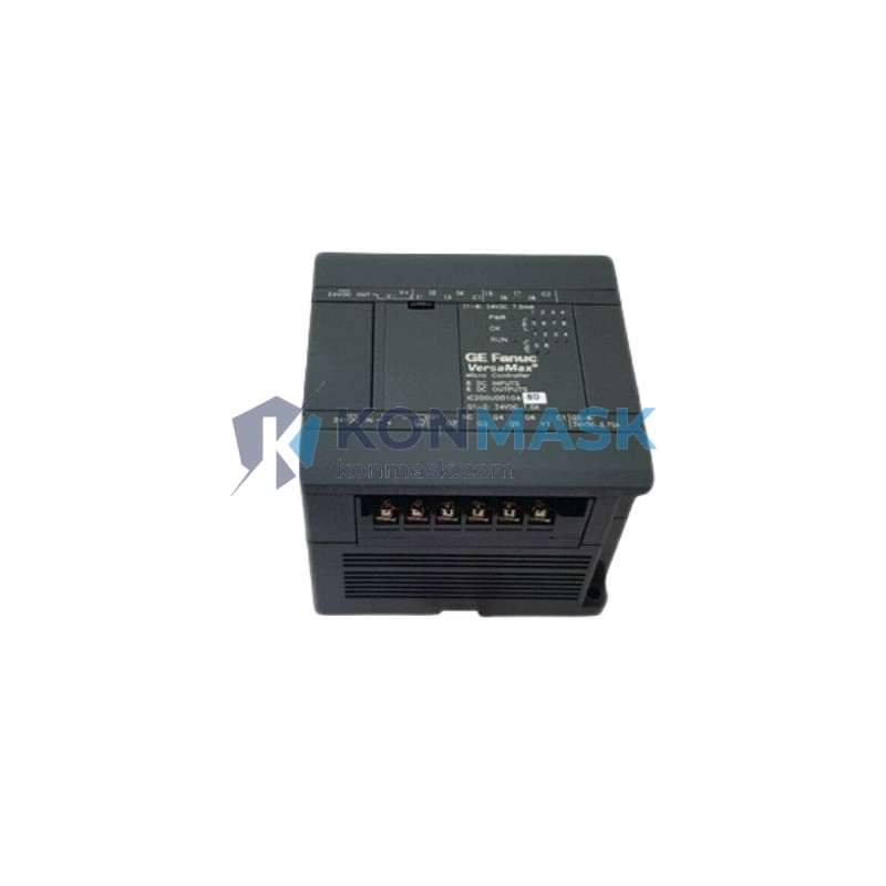 GE IC200UDD104-BG - Front Panel and Connectivity View