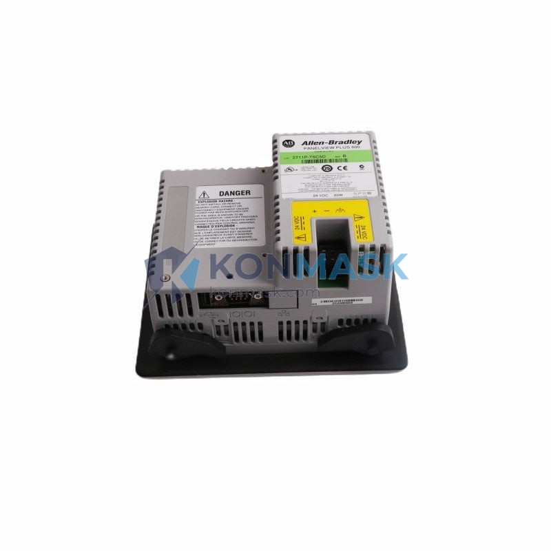 Allen-Bradley 2711P-T6C5D - Front Panel and Connectivity View