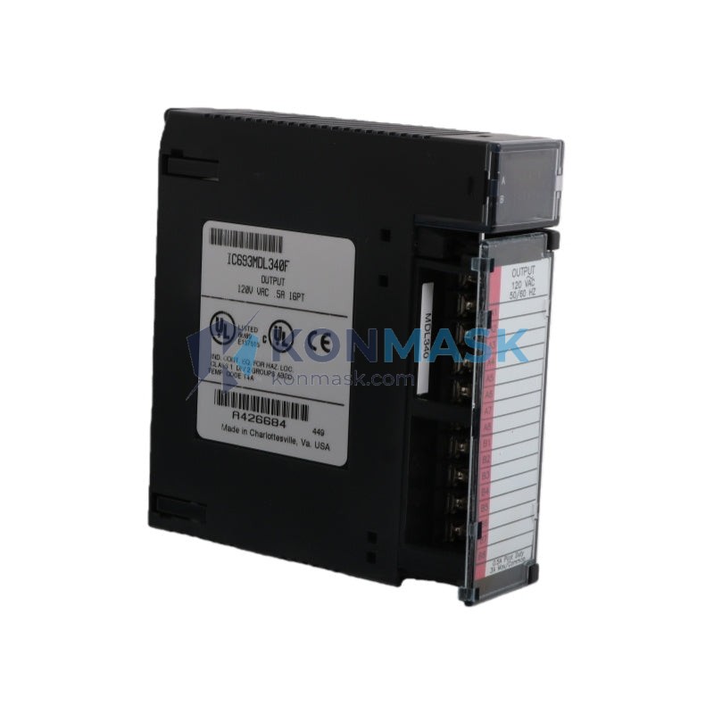 General Electric IC693MDL340 Series 90-30 - Front Panel and Connectivity View