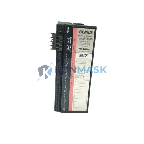 GE IC660BBR101 Genius I/O – Series 90-70 - Front Panel and Connectivity View