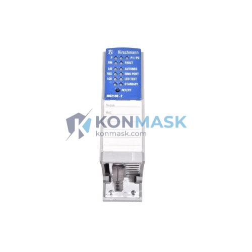 HIRSCHMANN MS2108-2 MICE Modular Industrial Ethernet Switch - Front Panel and Connectivity View