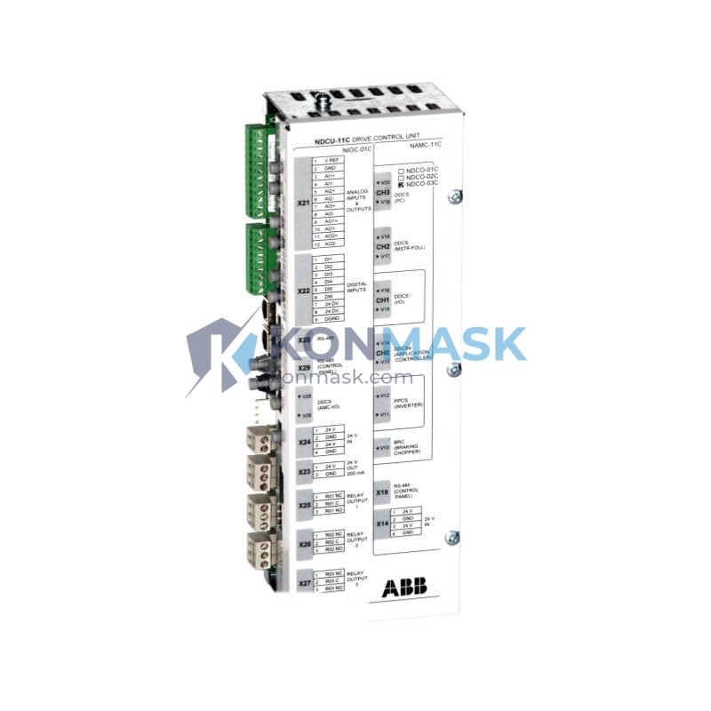 Genuine ABB NDCU-11CK 64053868B ACS880 / ACS580 Drive Control Unit - Industrial Automation Part