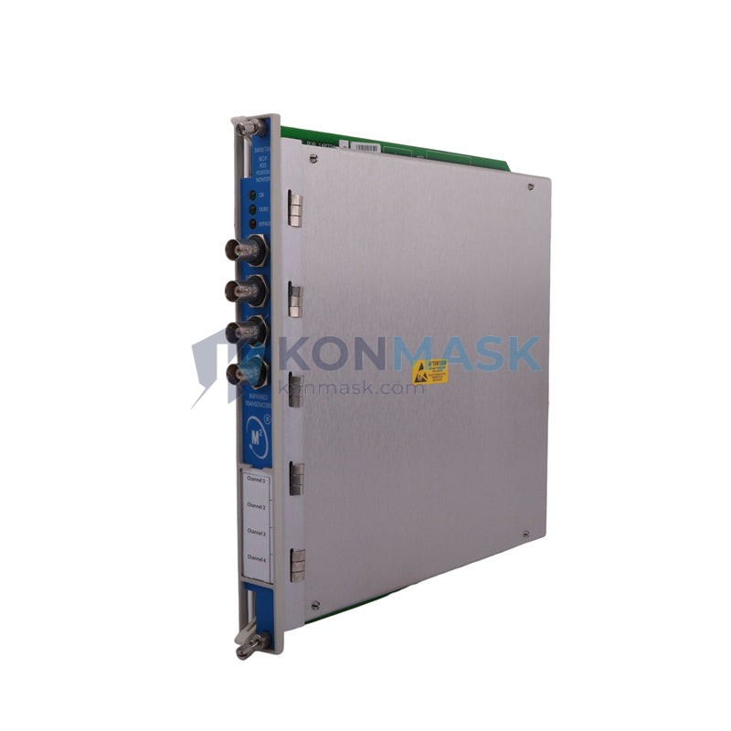 BENTLY NEVADA 3500/72M 176449-08 - Front Panel and Connectivity View