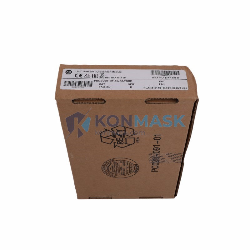 PLC 1747-SN - Technical Label and Specifications