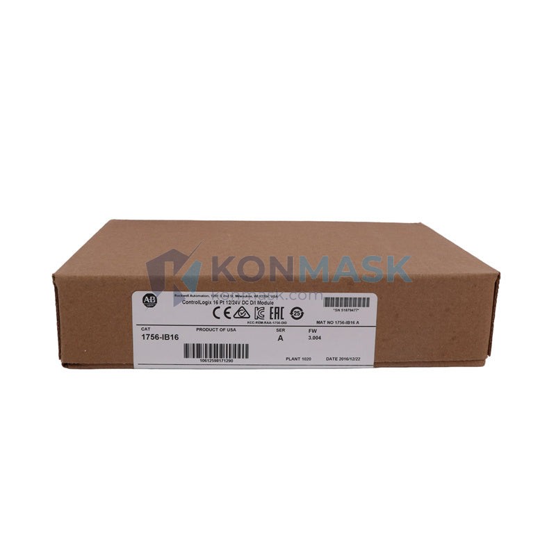 Allen-Bradley 1756-IB16 - Front Panel and Connectivity View