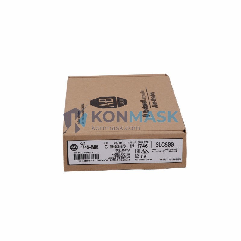 Allen-Bradley DIM16 SLC 500 - Front Panel and Connectivity View