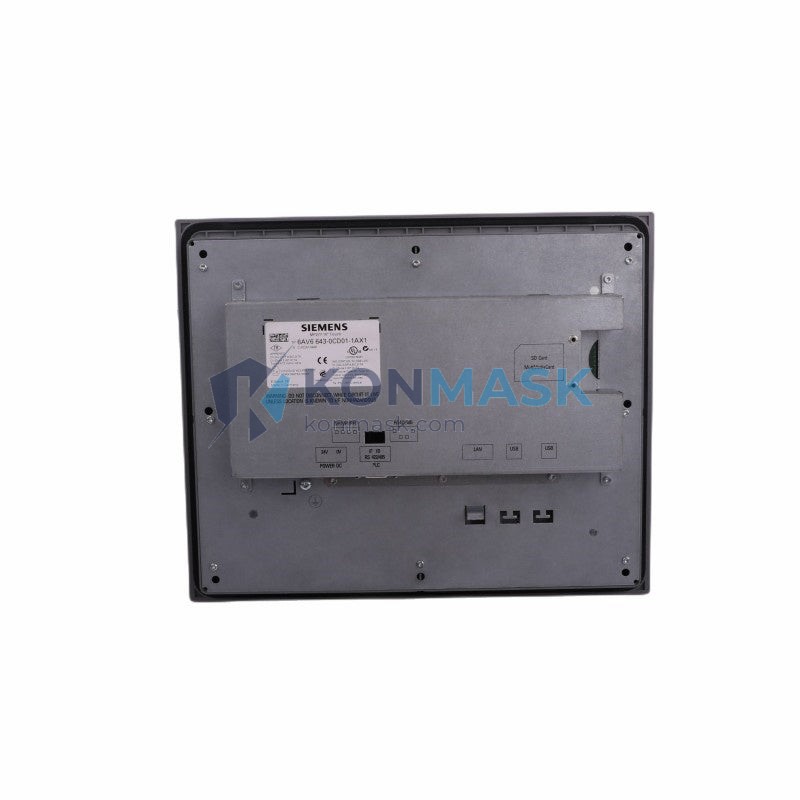 SIEMENS 6AV6643-0CD01-1AX1 SIMATIC MP277 (Multi Panel) - Front Panel and Connectivity View