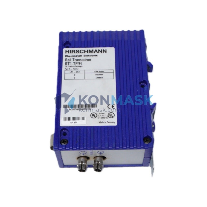 HIRSCHMANN RT1-TP/FL - Technical Label and Specifications