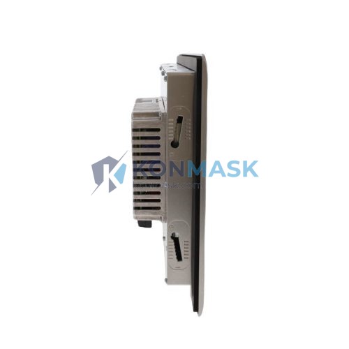 Allen-Bradley 2711P-T12W22D9P-B PanelView Plus 7 - Front Panel and Connectivity View