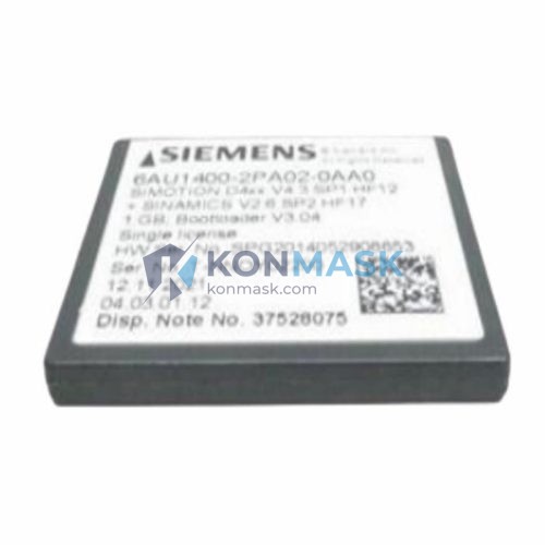 Genuine SIEMENS 6AU1400-2PA02-0AA0 - Industrial Automation Part
