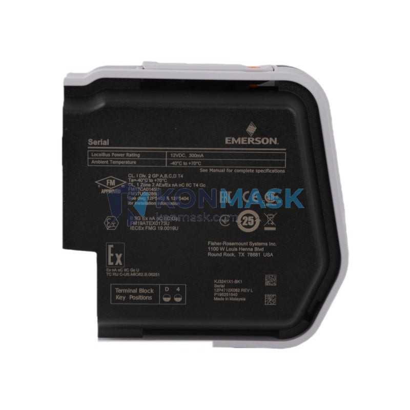 Emerson KJ3241X1-BK1/SE4006P2 - Technical Label and Specifications
