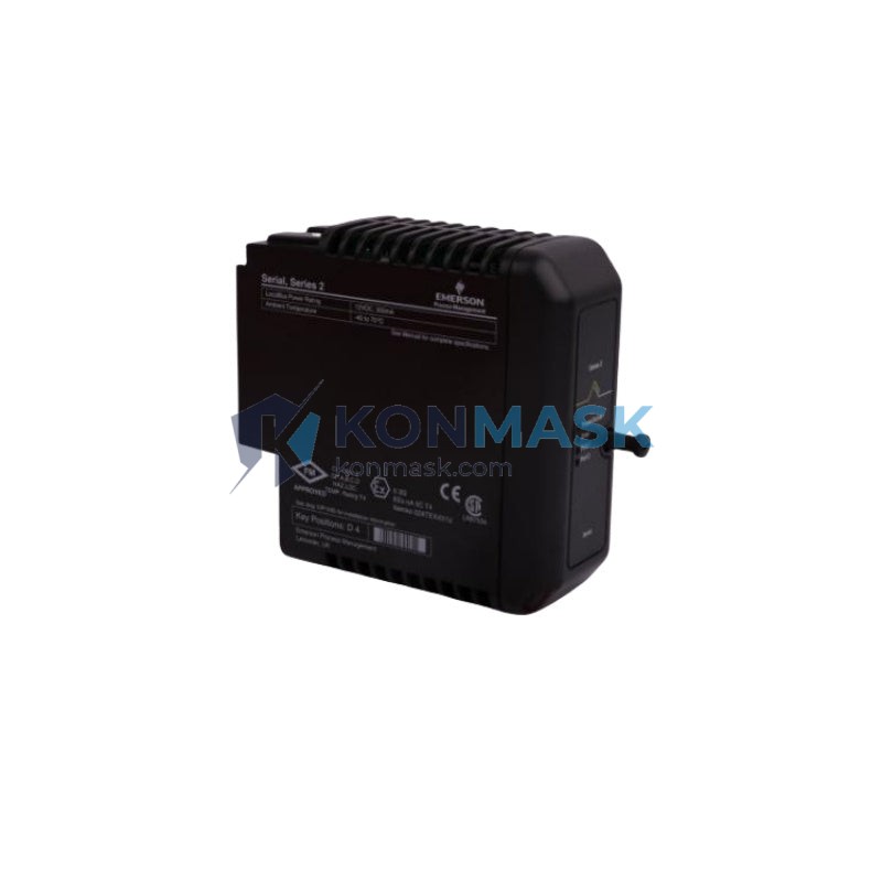 EMERSON KJ3241X1-BA1 12P2506X042 Emerson DeltaV DCS - Front Panel and Connectivity View