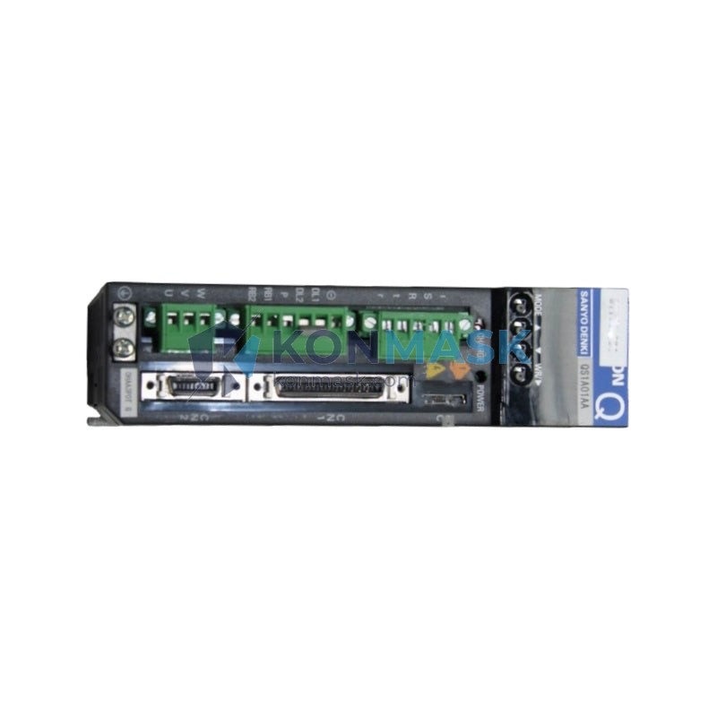 SANYO DENKI QS1E01AA0H6A3P0T - Front Panel and Connectivity View