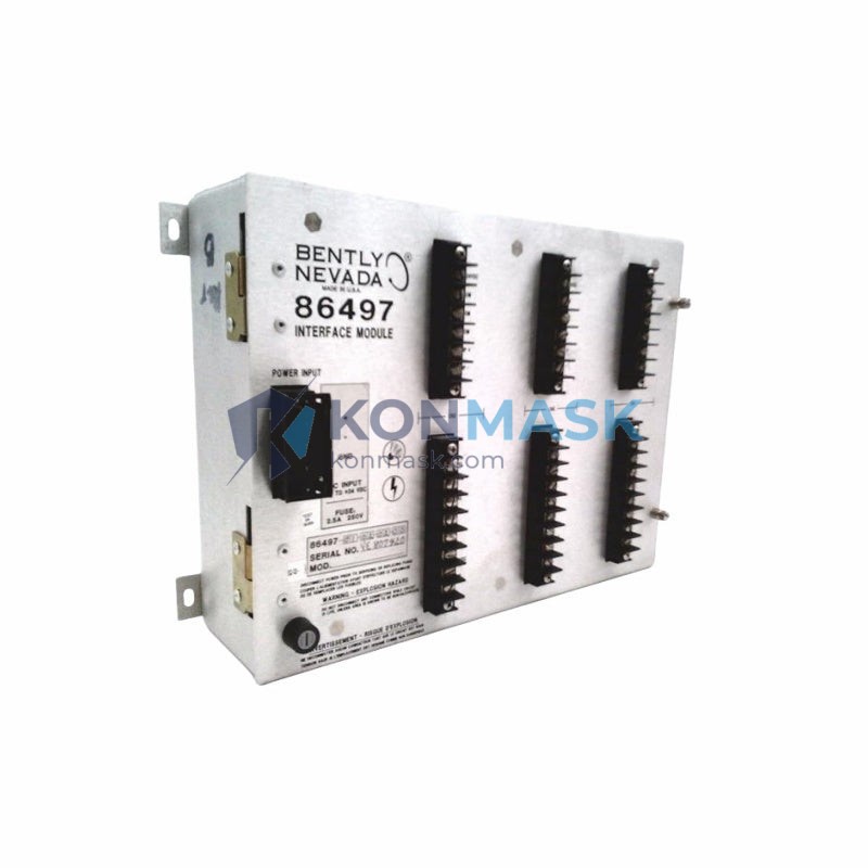 Bently Nevada 86497-01-02-02-00 - Front Panel and Connectivity View