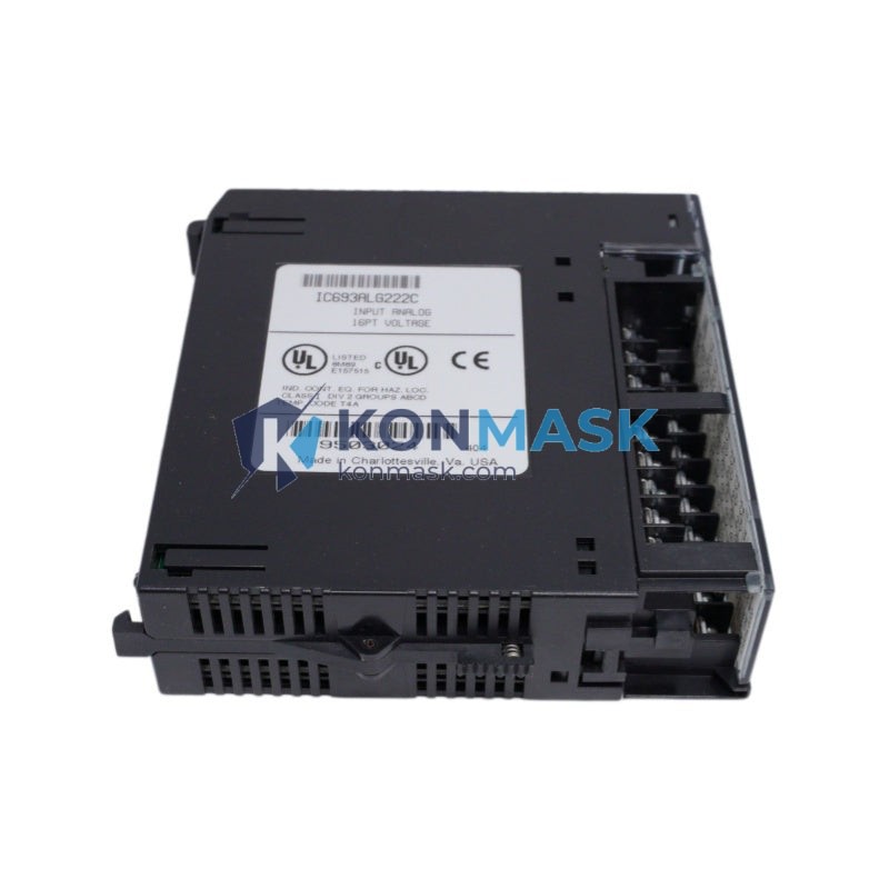 GE Fanuc IC693ALG222C Series 90-30 PLC - Technical Label and Specifications
