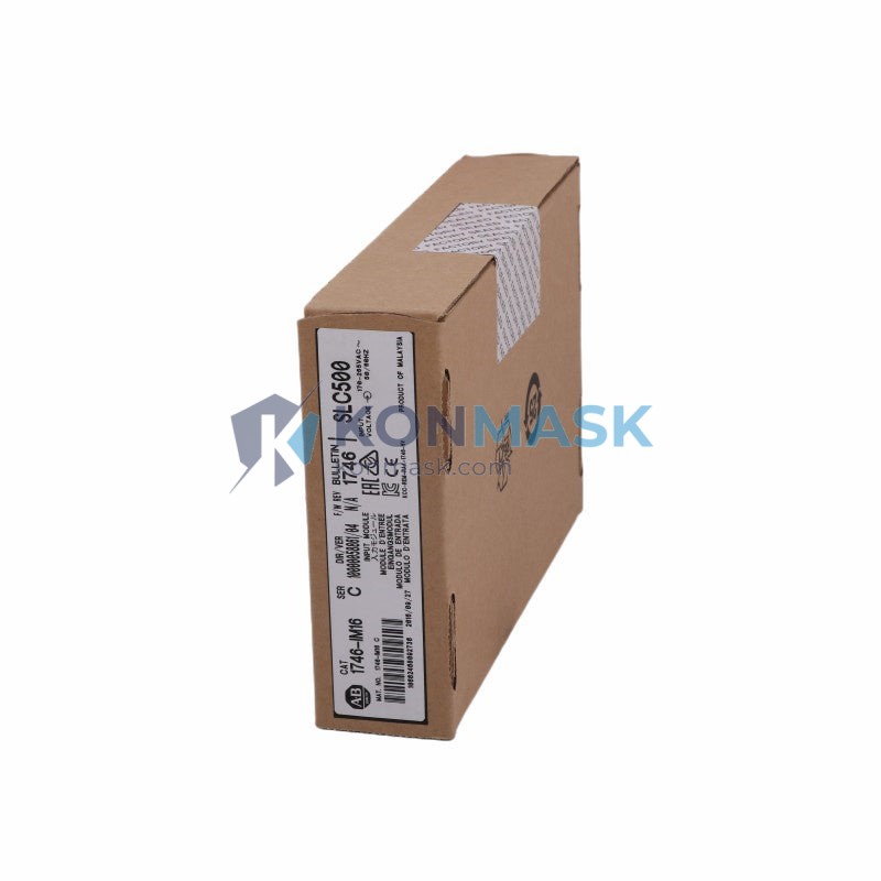 Allen-Bradley DIM16 SLC 500 - Technical Label and Specifications