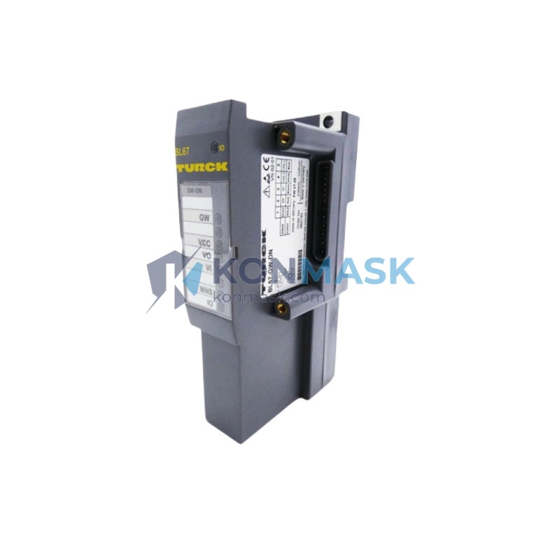 TURCK BL67-GW-DN BL67 Modular I/O - Front Panel and Connectivity View