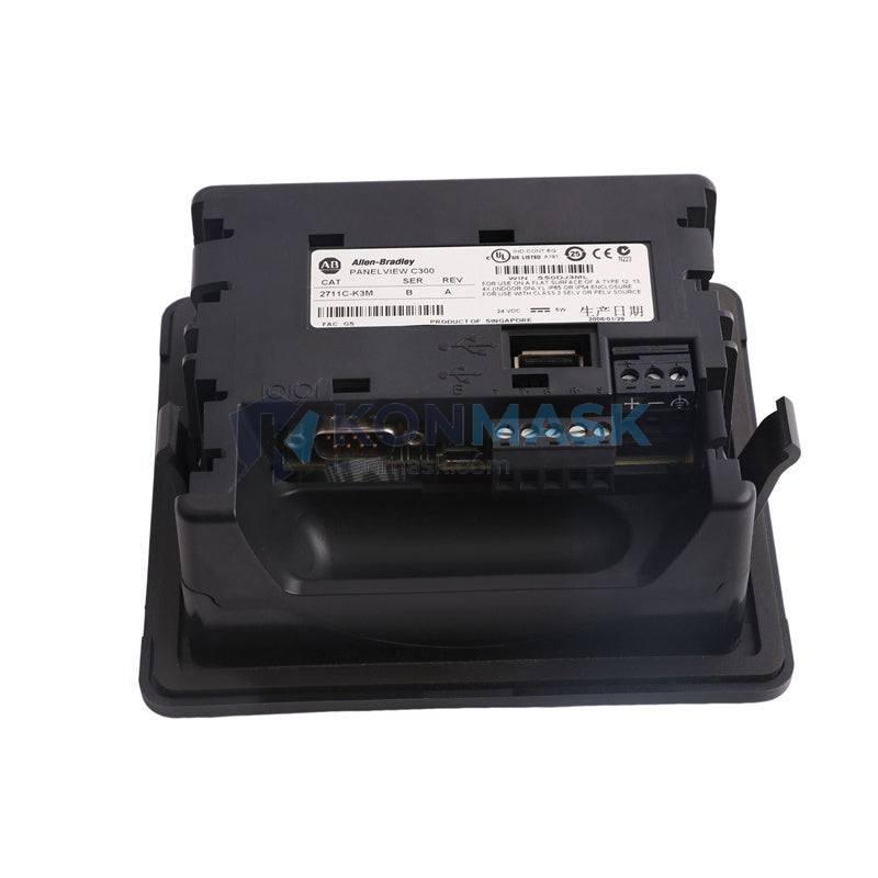 PLC 2711C-K3M - Front Panel and Connectivity View