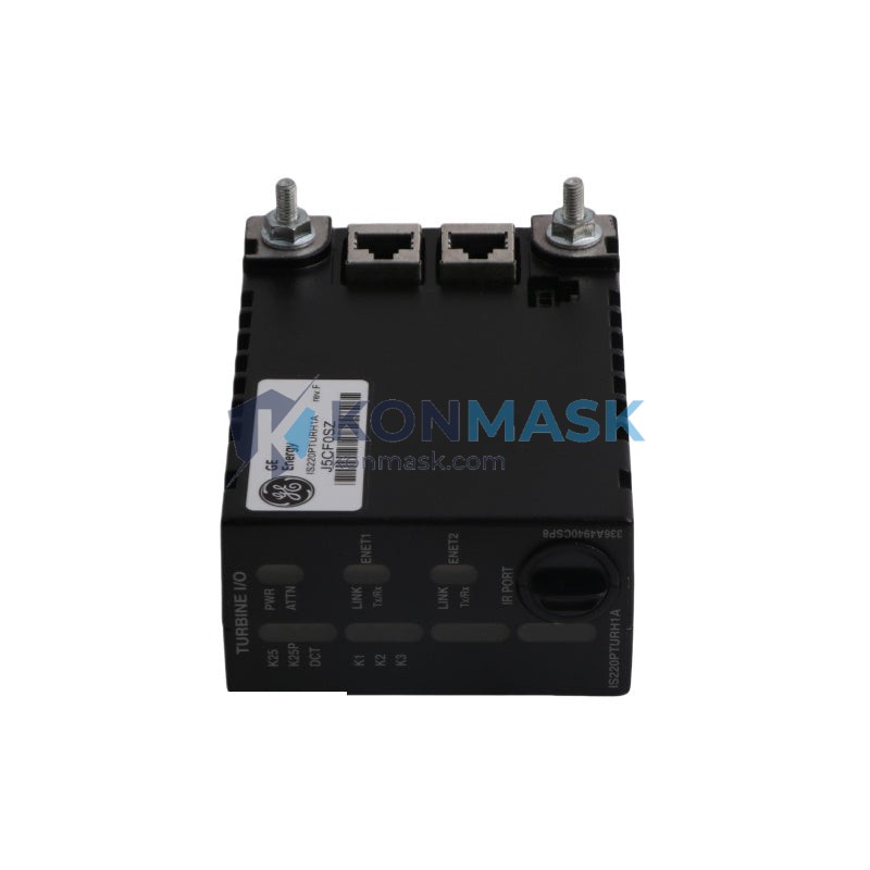 GE IS220PTURH1A Mark VIe Distributed Control System - Front Panel and Connectivity View